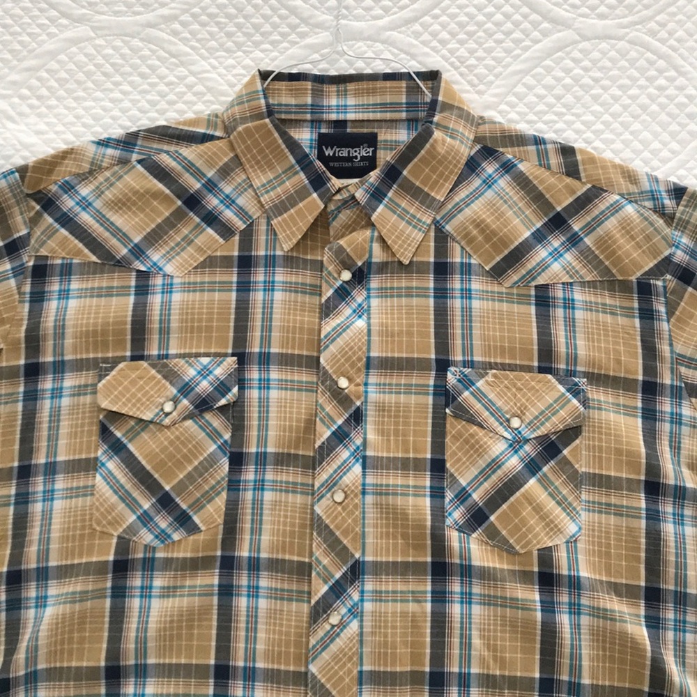 Western style, SS, pearl snap dress shirt